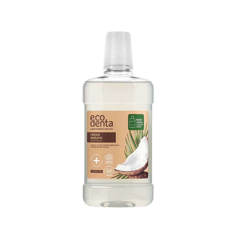 Organic Minty Coconut Mouthwash 500ml Ecodenta