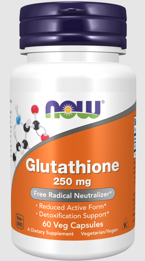Glutathione 250 mg 60 vegcaps- Now Foods