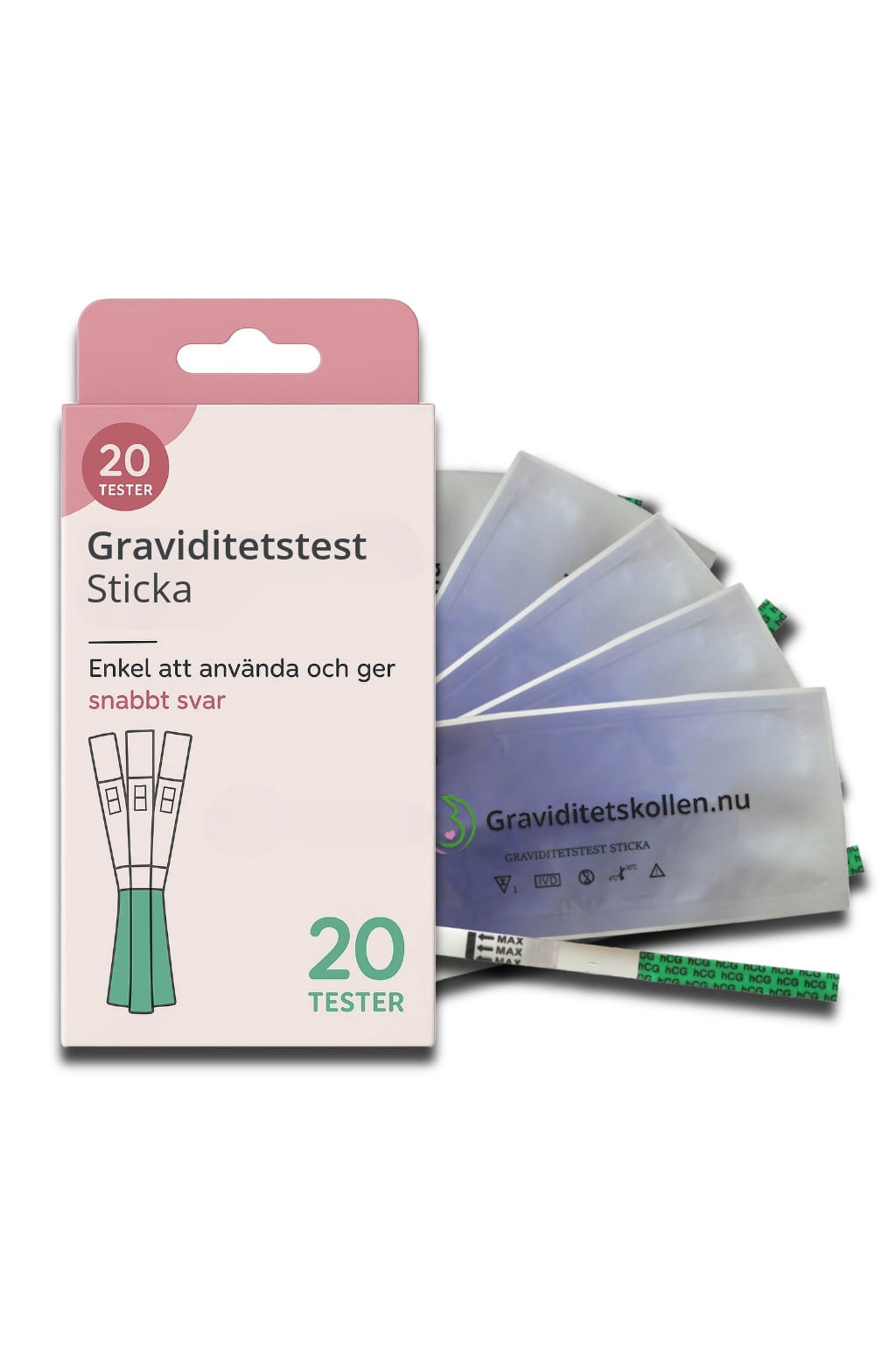 20 st. Graviditetstest sticka