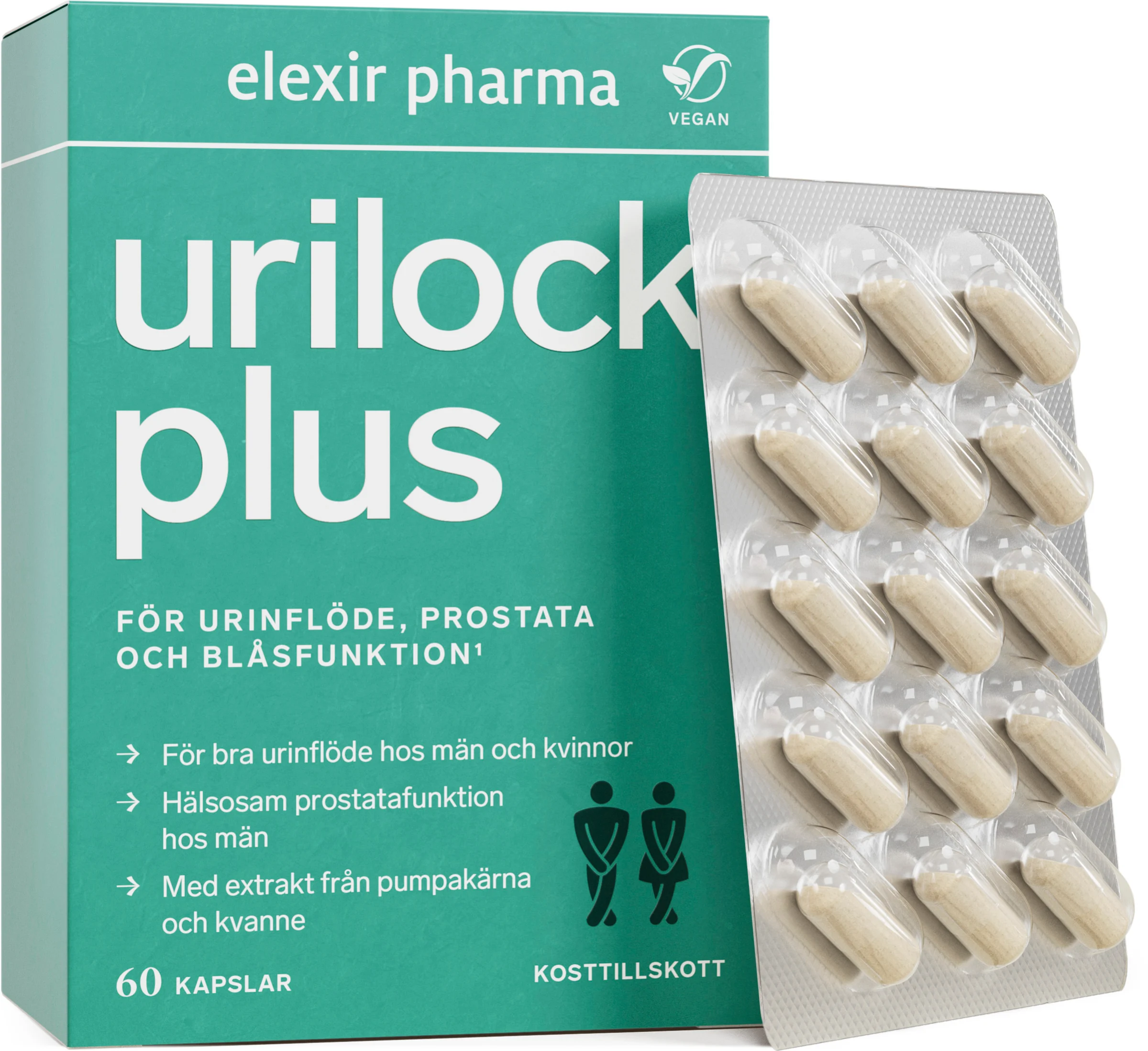 Elexir Pharma Urilock Plus 60 kapslar
