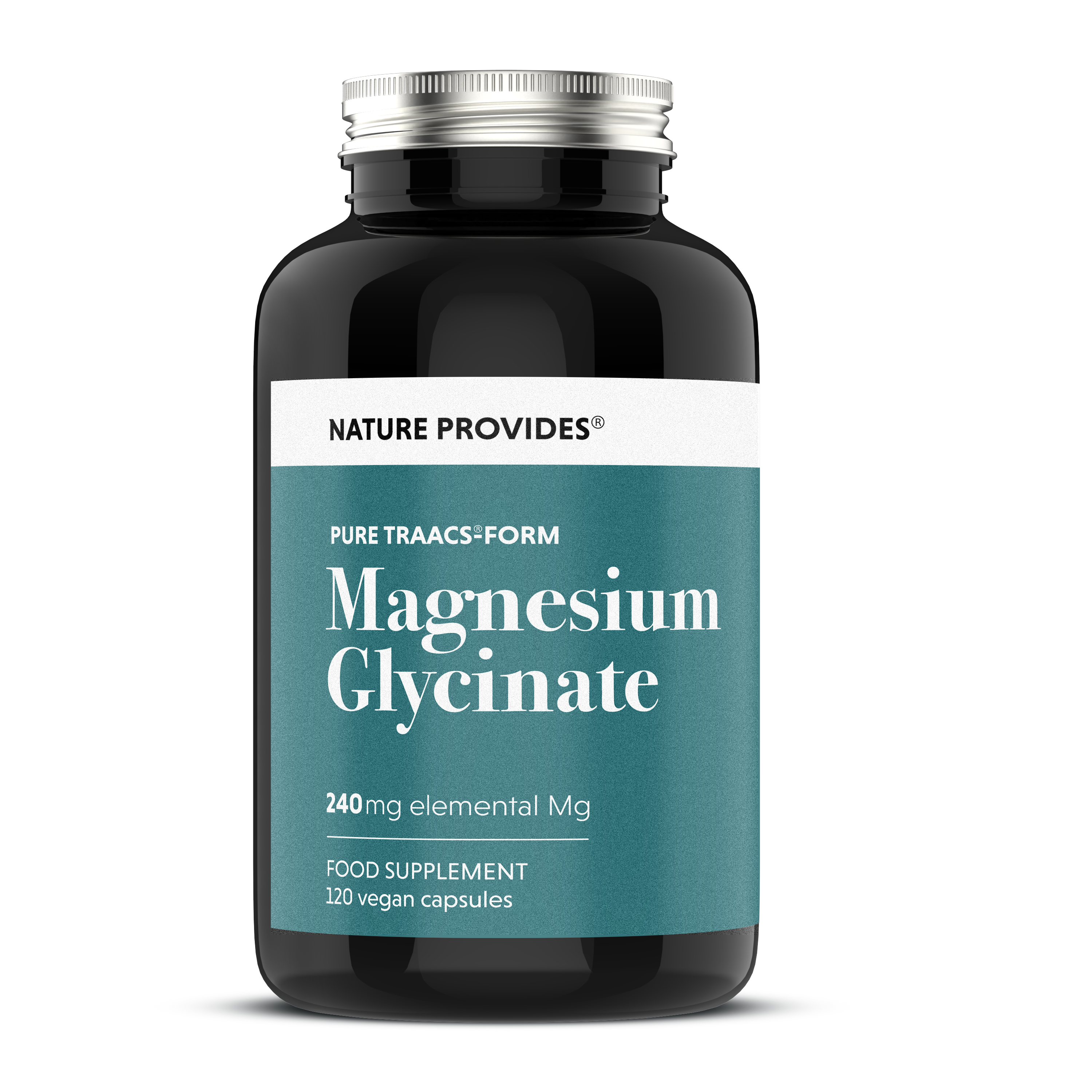 Magnesium Glycinate 120 kapslar - Nature Provides