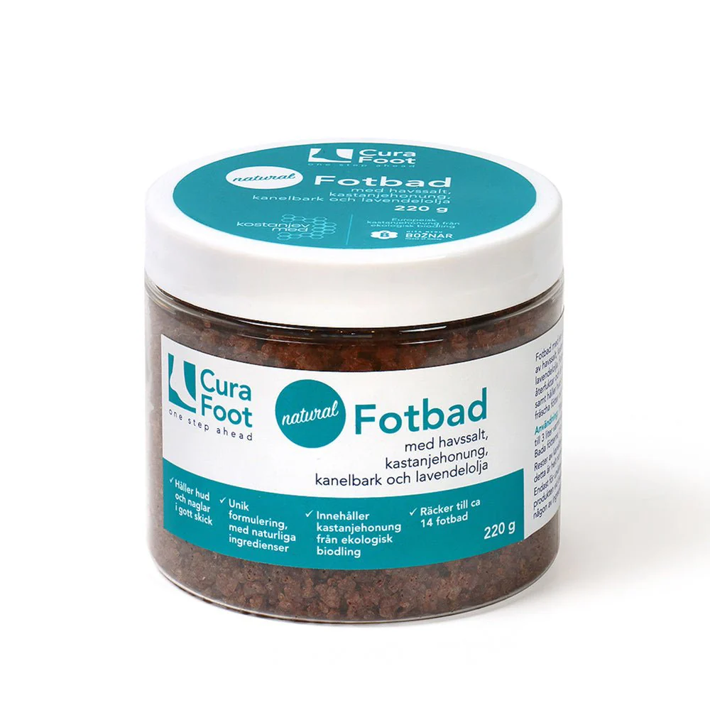 CuraFoot Natural Fotbad 220 g