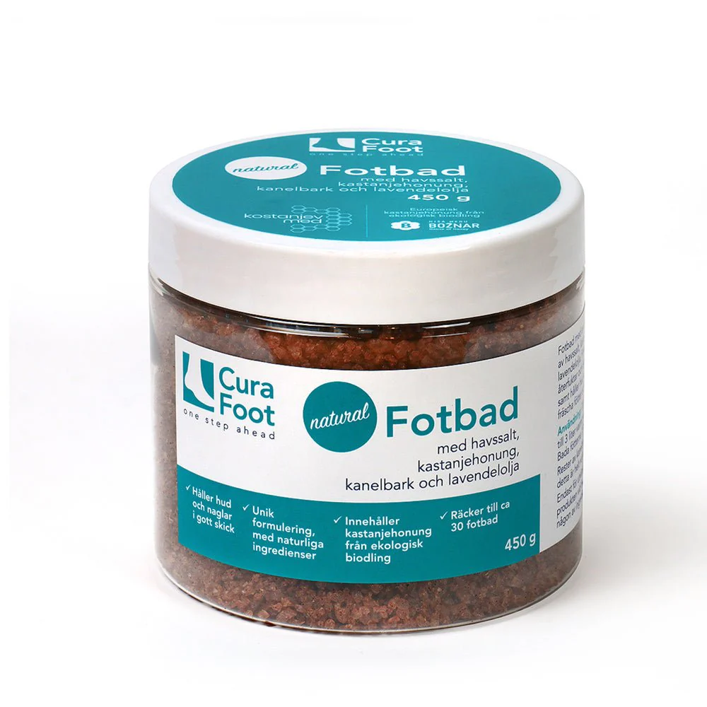 CuraFoot Natural Fotbad 450 g