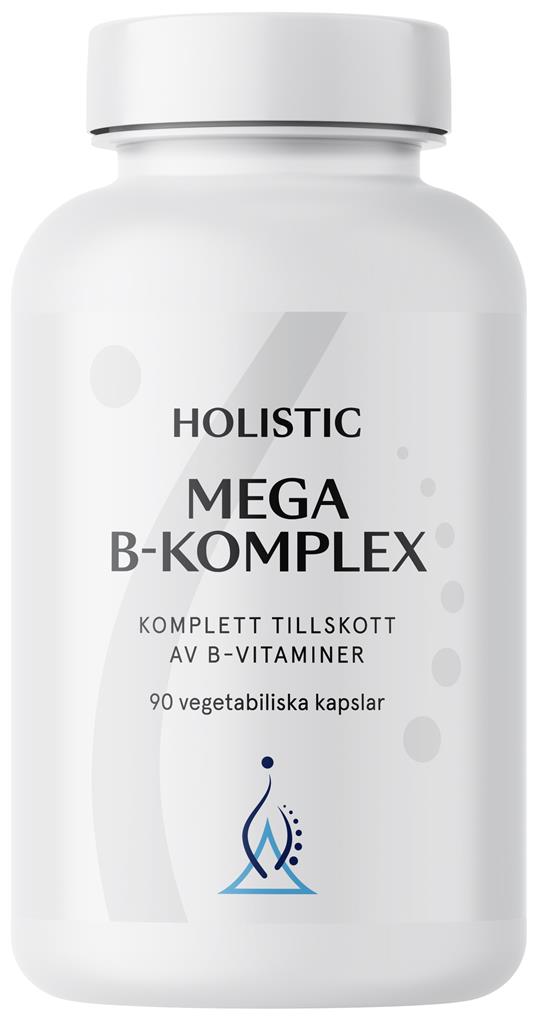 Mega B-Komplex, 90 kapslar - Holistic