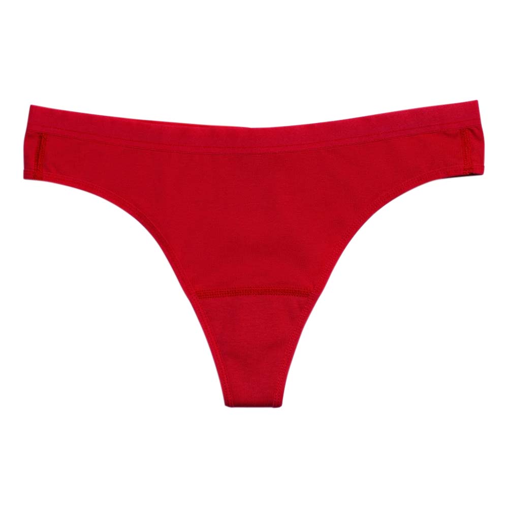 Menstrosa Thong, lättast absorption – Svart – Imse XXL