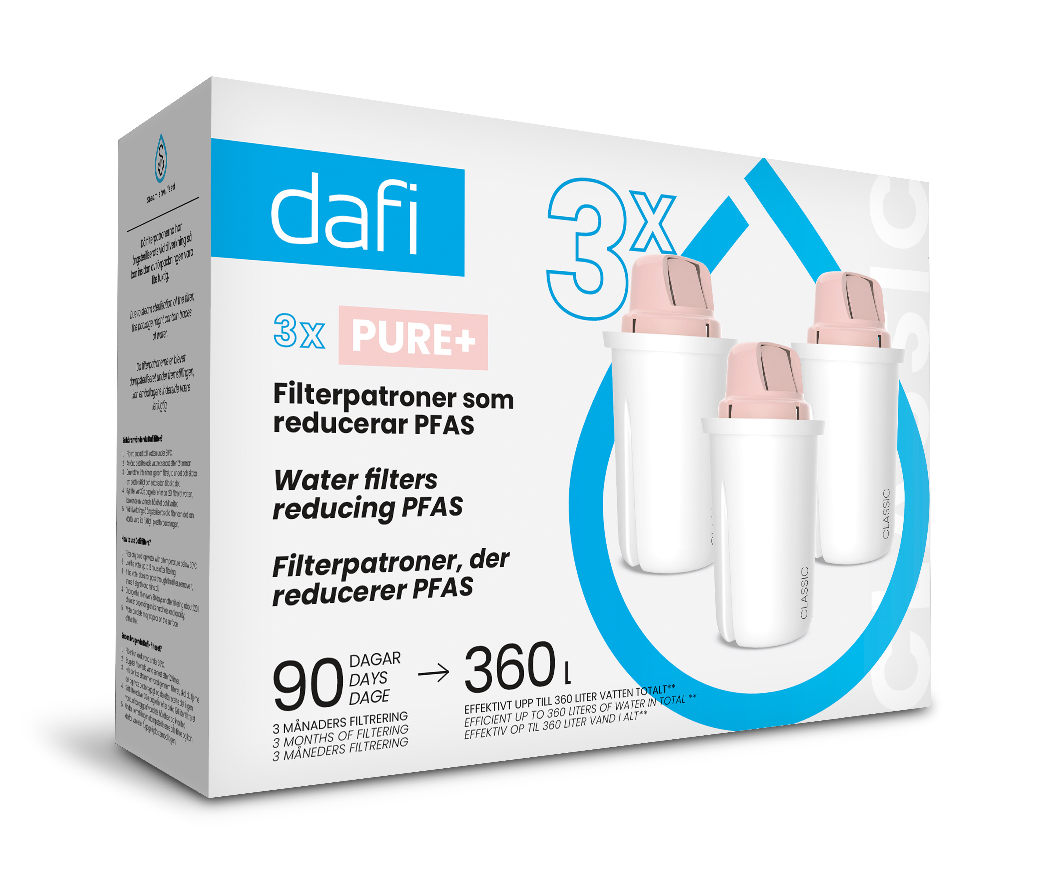 Dafi Pure+ 3-pack