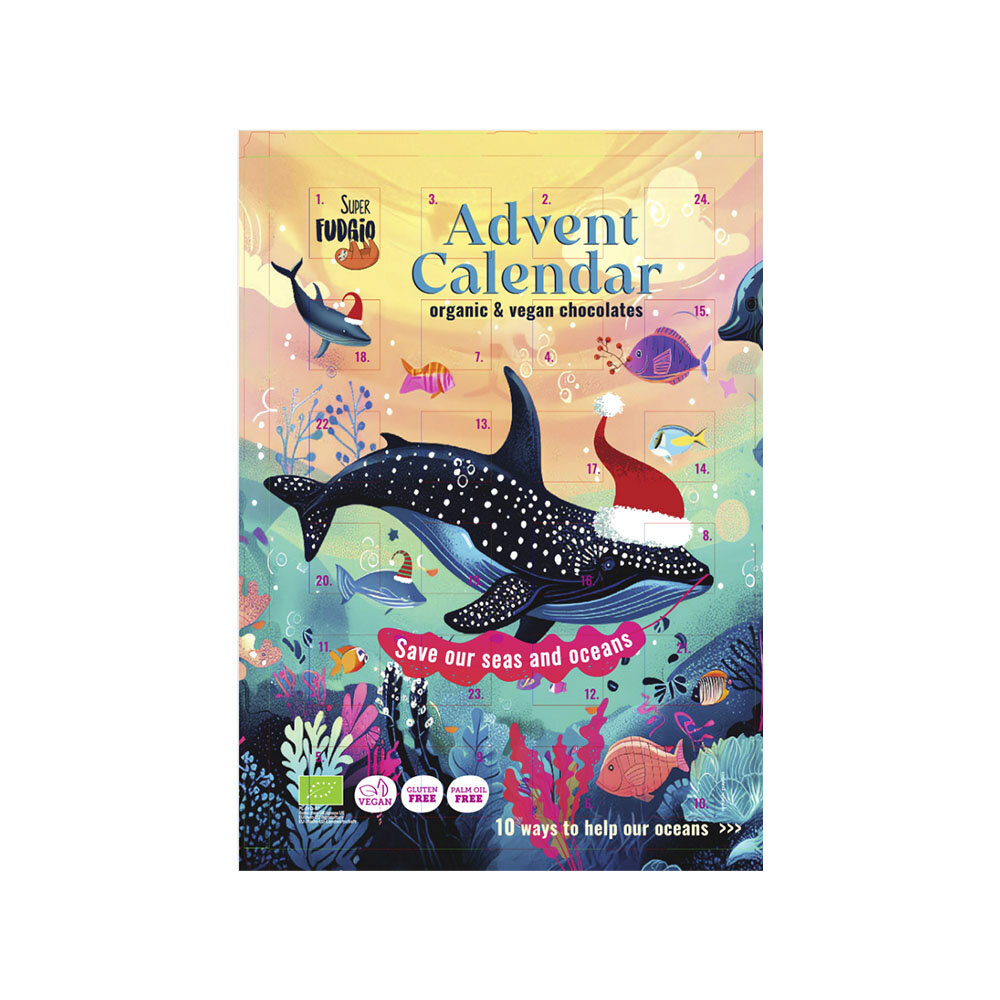 Adventskalender choklad 2026 Super Fudgio