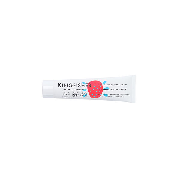 Kingfisher Tandkräm Jordgubb Barn Fluor 100ml