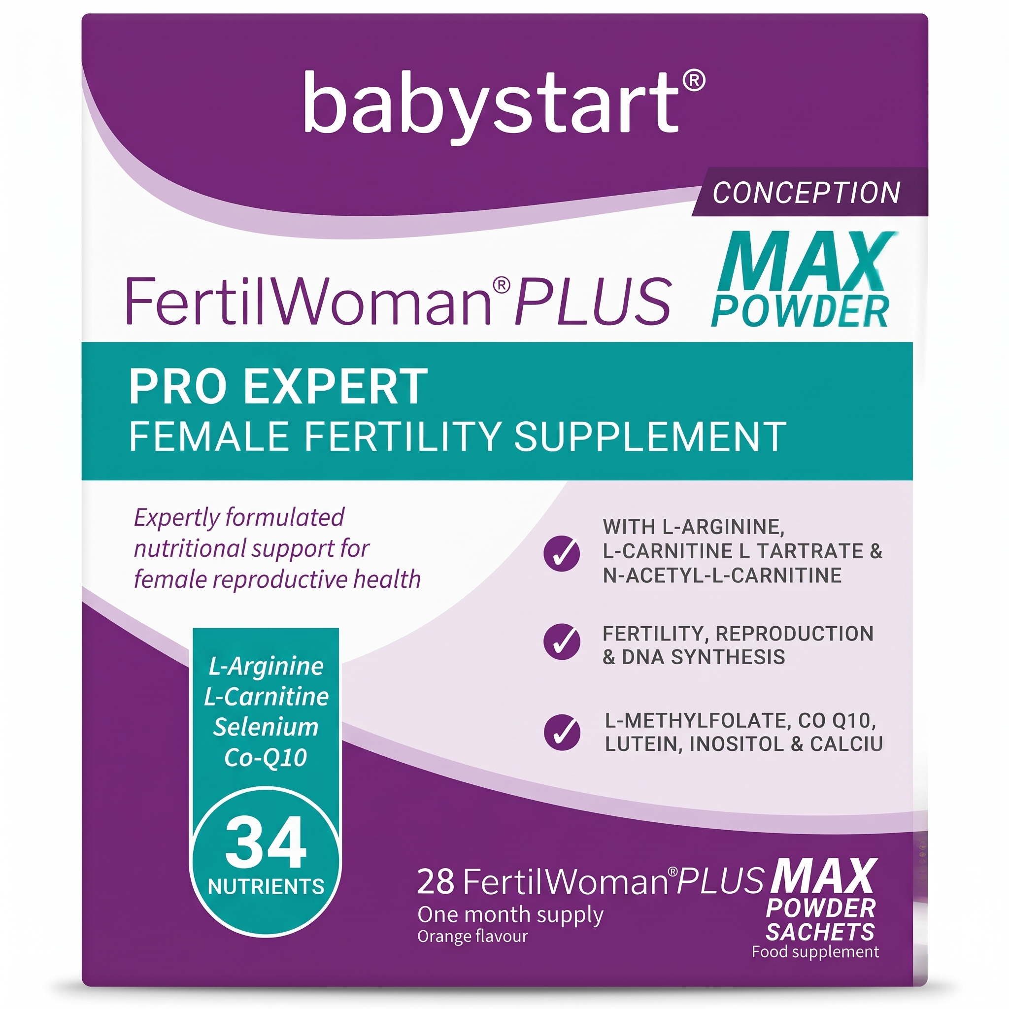 FertilWoman PLUS MAX 28 dospåsar – BabyStart